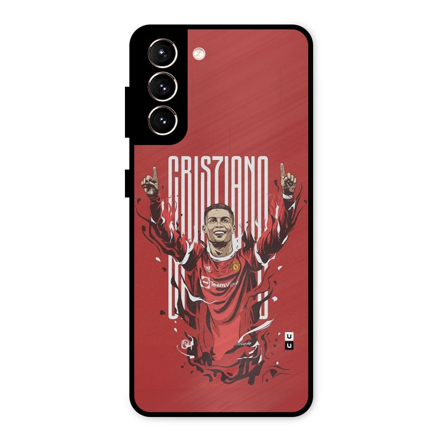 Soccer Star Victory Metal Back Case for Galaxy S21 5G