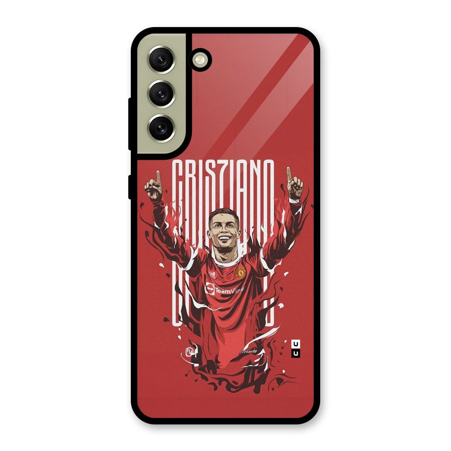 Soccer Star Victory Metal Back Case for Galaxy S21 FE 5G (2023)