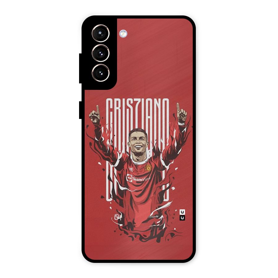 Soccer Star Victory Metal Back Case for Galaxy S21 Plus