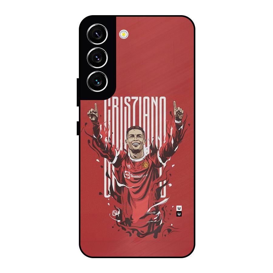 Soccer Star Victory Metal Back Case for Galaxy S22 5G