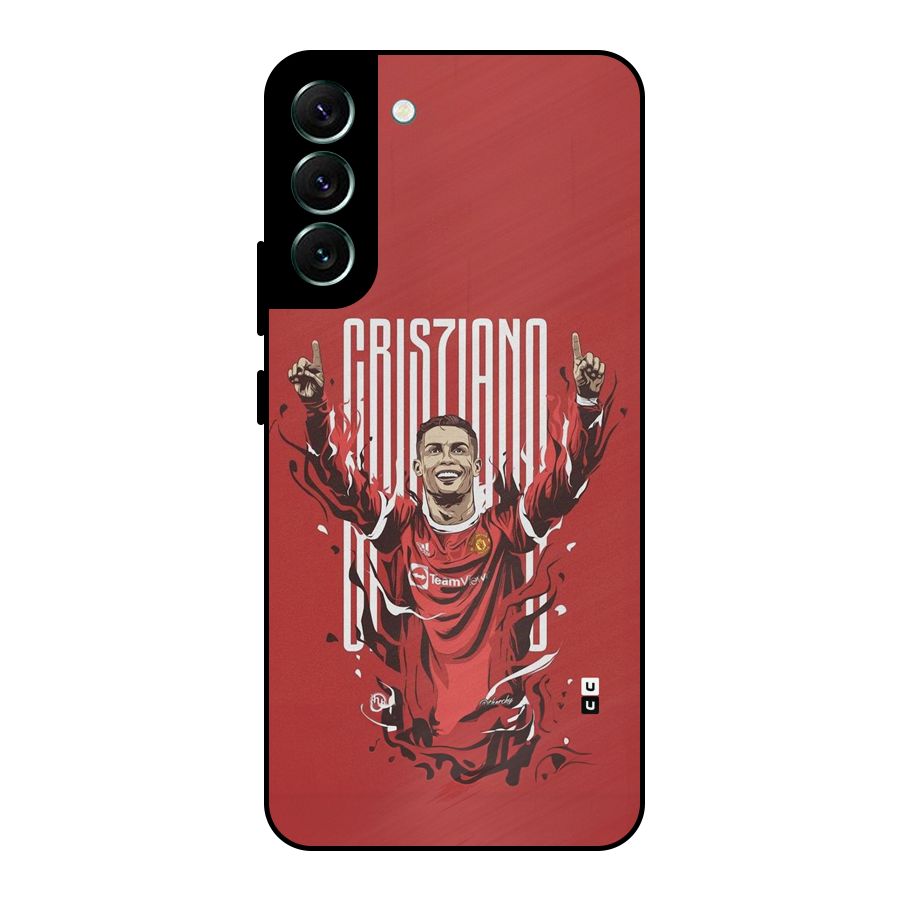 Soccer Star Victory Metal Back Case for Galaxy S22 Plus 5G