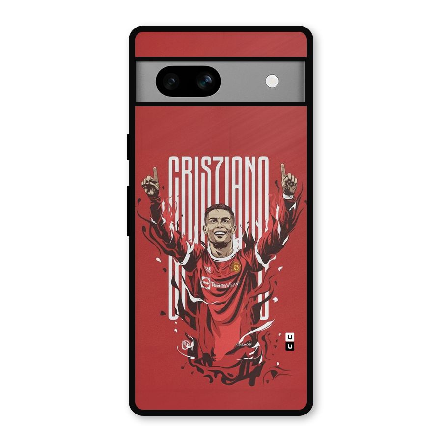 Soccer Star Victory Metal Back Case for Google Pixel 7a