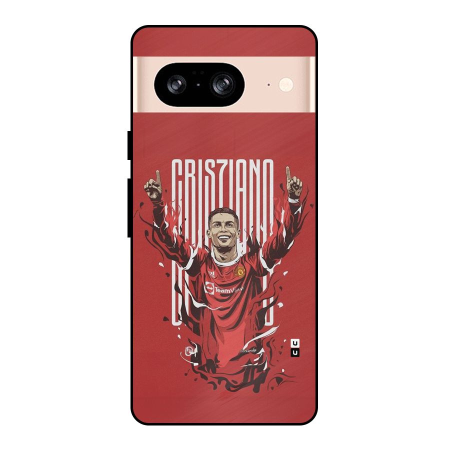 Soccer Star Victory Metal Back Case for Google Pixel 8