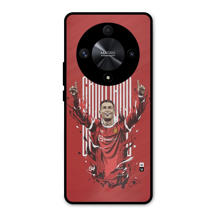 Soccer Star Victory Metal Back Case for Honor X9b