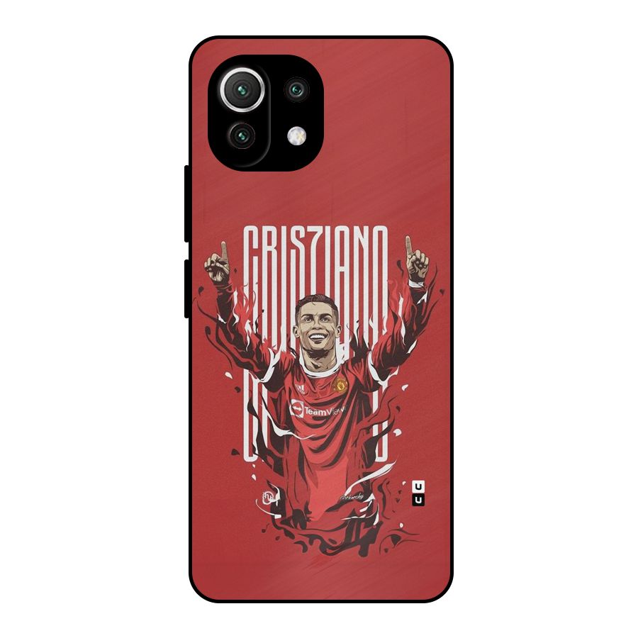 Soccer Star Victory Metal Back Case for Mi 11 Lite