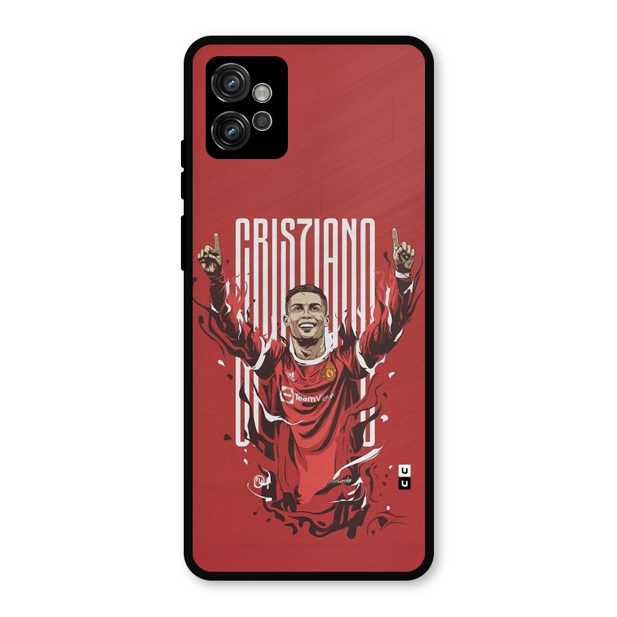 Soccer Star Victory Metal Back Case for Moto G32