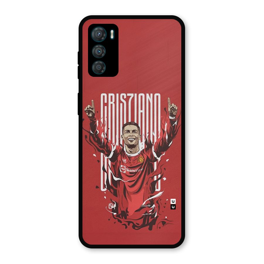 Soccer Star Victory Metal Back Case for Moto G42
