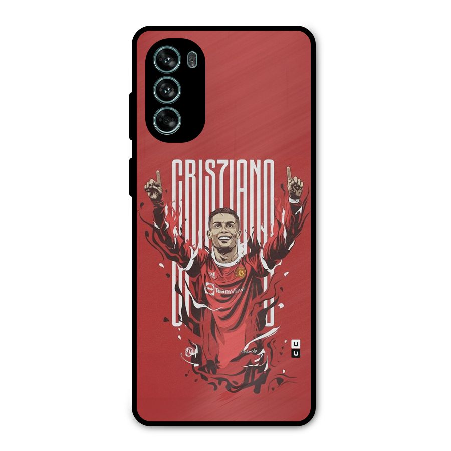 Soccer Star Victory Metal Back Case for Moto G62