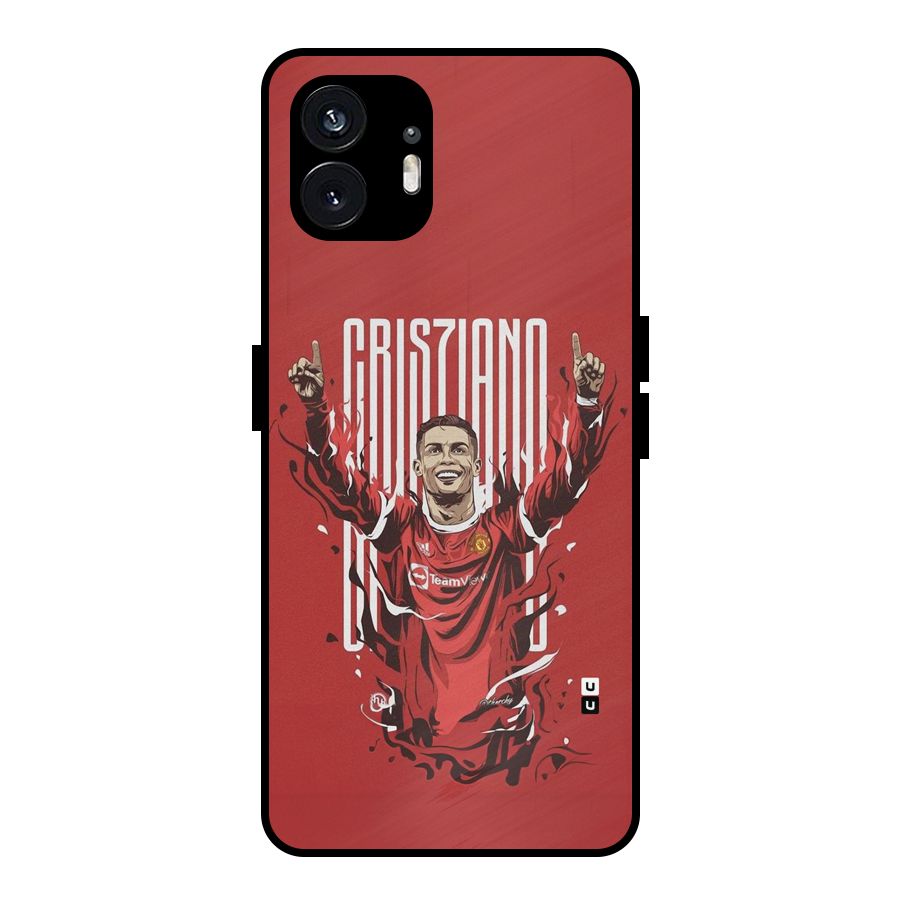 Soccer Star Victory Metal Back Case for Nothing Phone 2