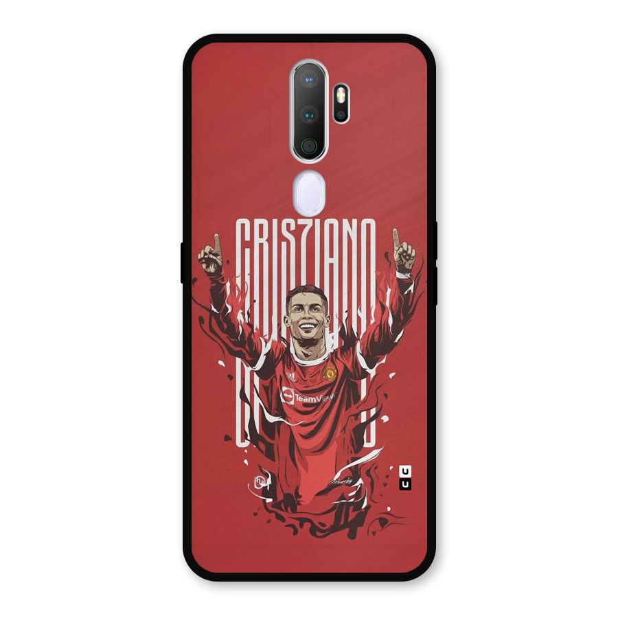 Soccer Star Victory Metal Back Case for Oppo A9 (2020)