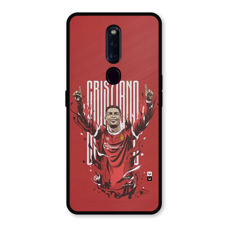 Soccer Star Victory Metal Back Case for Oppo F11 Pro