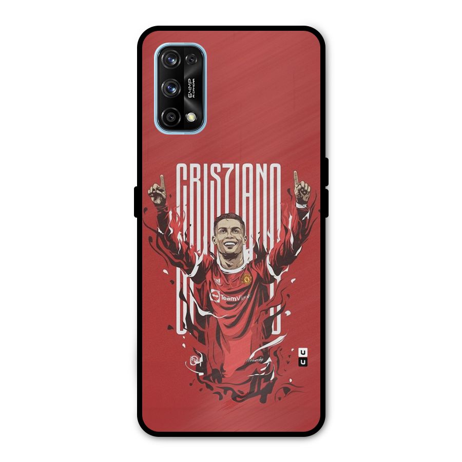 Soccer Star Victory Metal Back Case for Realme 7 Pro