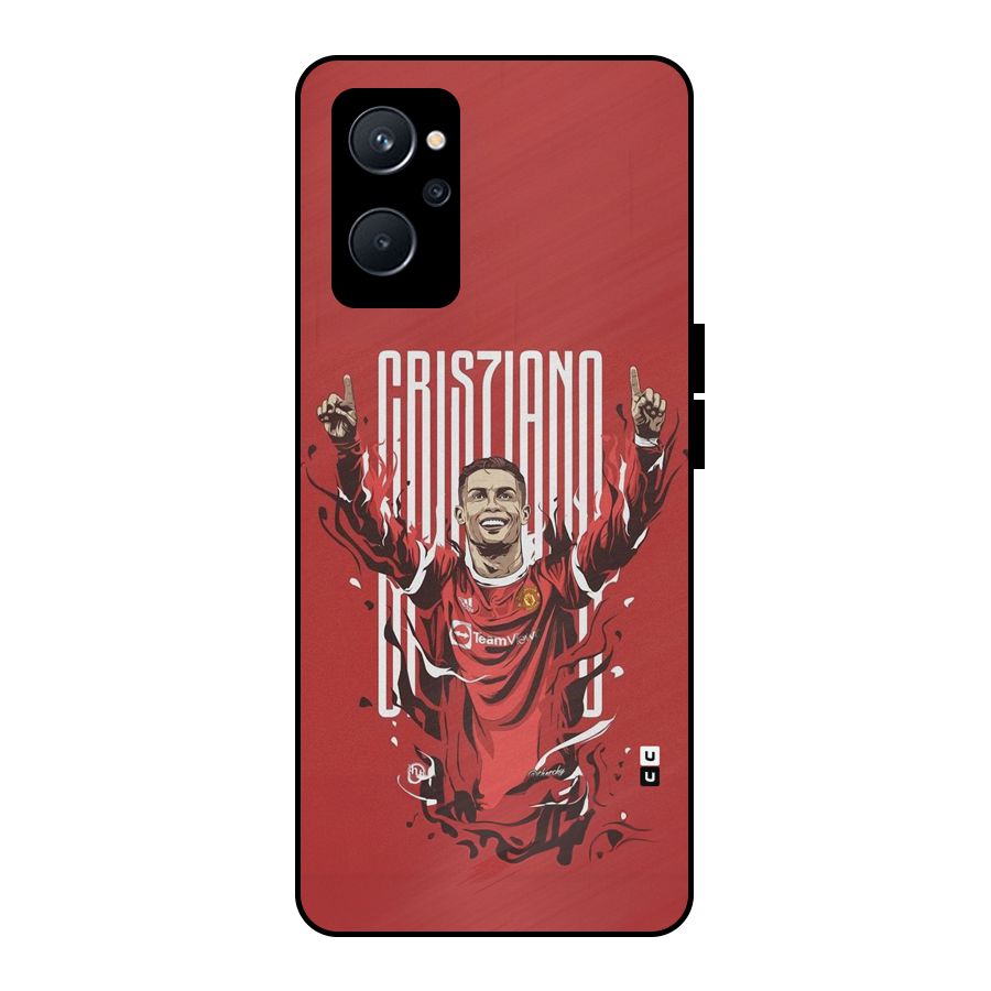 Soccer Star Victory Metal Back Case for Realme 9i 5G