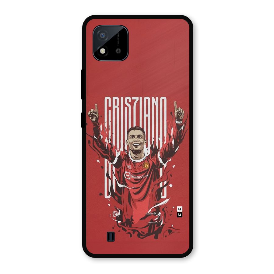 Soccer Star Victory Metal Back Case for Realme C11 2021