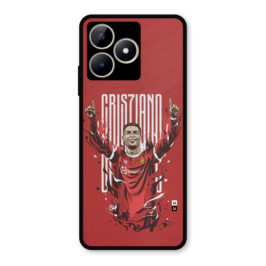 Soccer Star Victory Metal Back Case for Realme C53