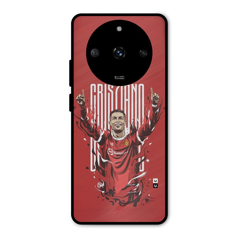 Soccer Star Victory Metal Back Case for Realme Narzo 60 5G