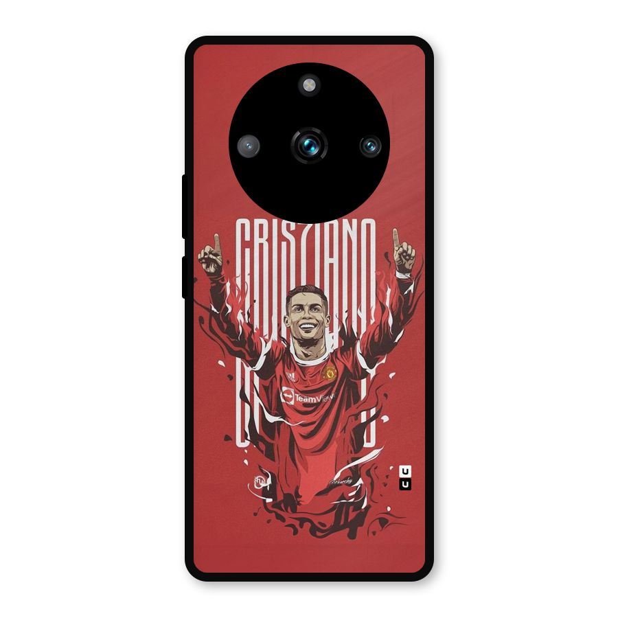 Soccer Star Victory Metal Back Case for Realme Narzo 60 Pro