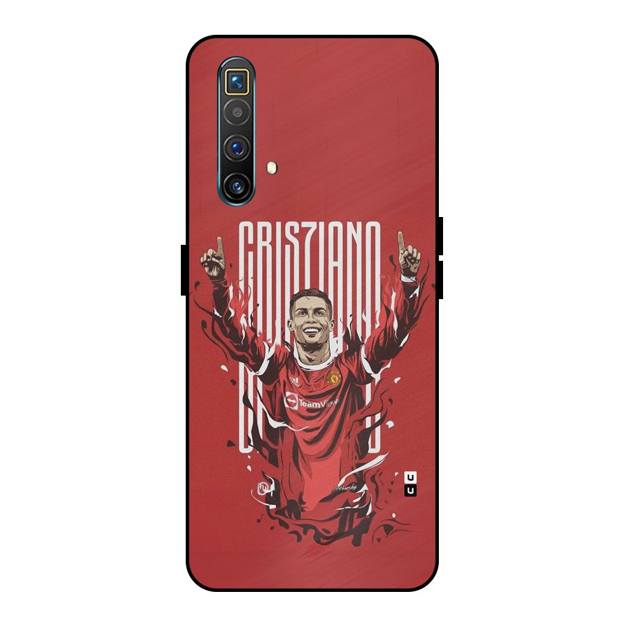 Soccer Star Victory Metal Back Case for Realme X3