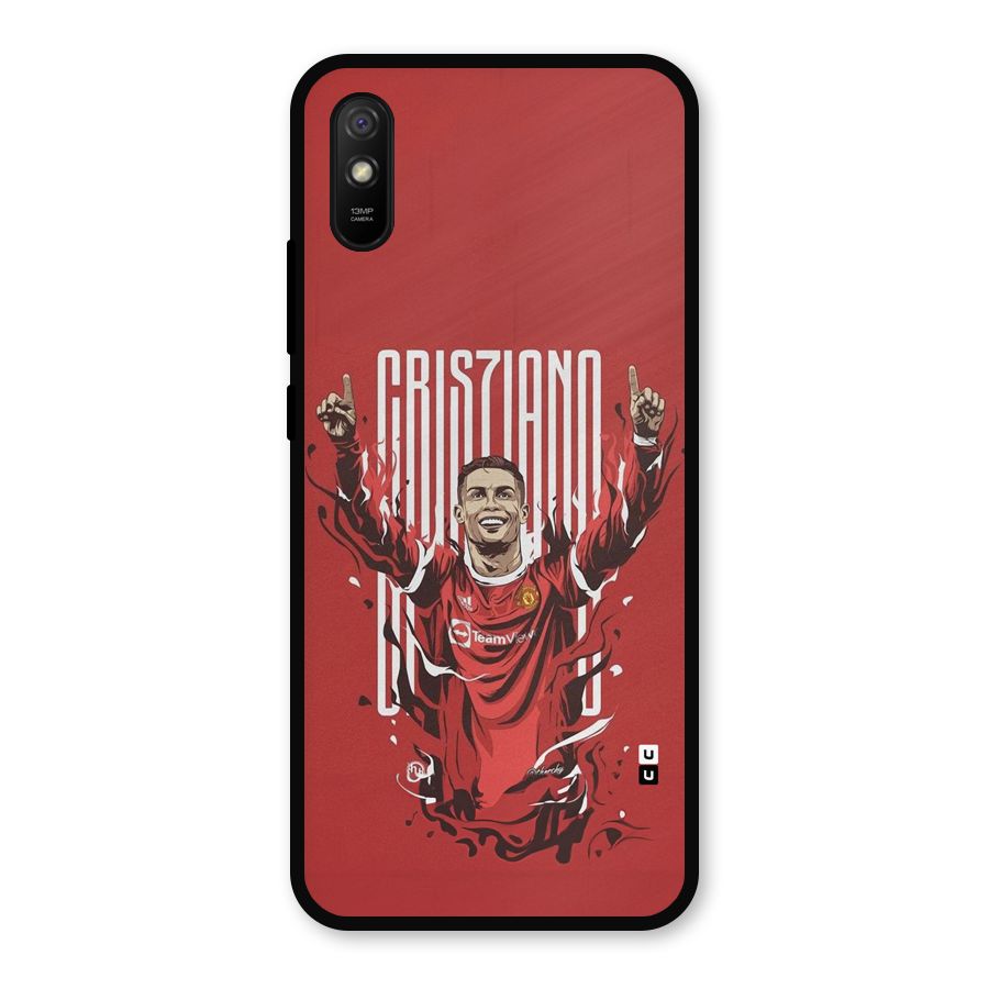 Soccer Star Victory Metal Back Case for Redmi 9i