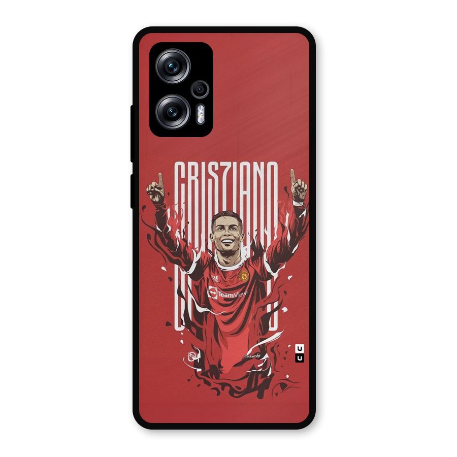Soccer Star Victory Metal Back Case for Redmi K50i