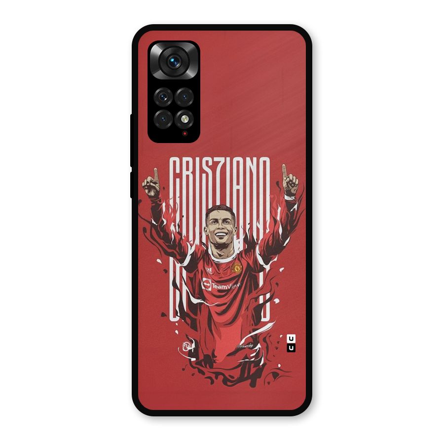 Soccer Star Victory Metal Back Case for Redmi Note 11s