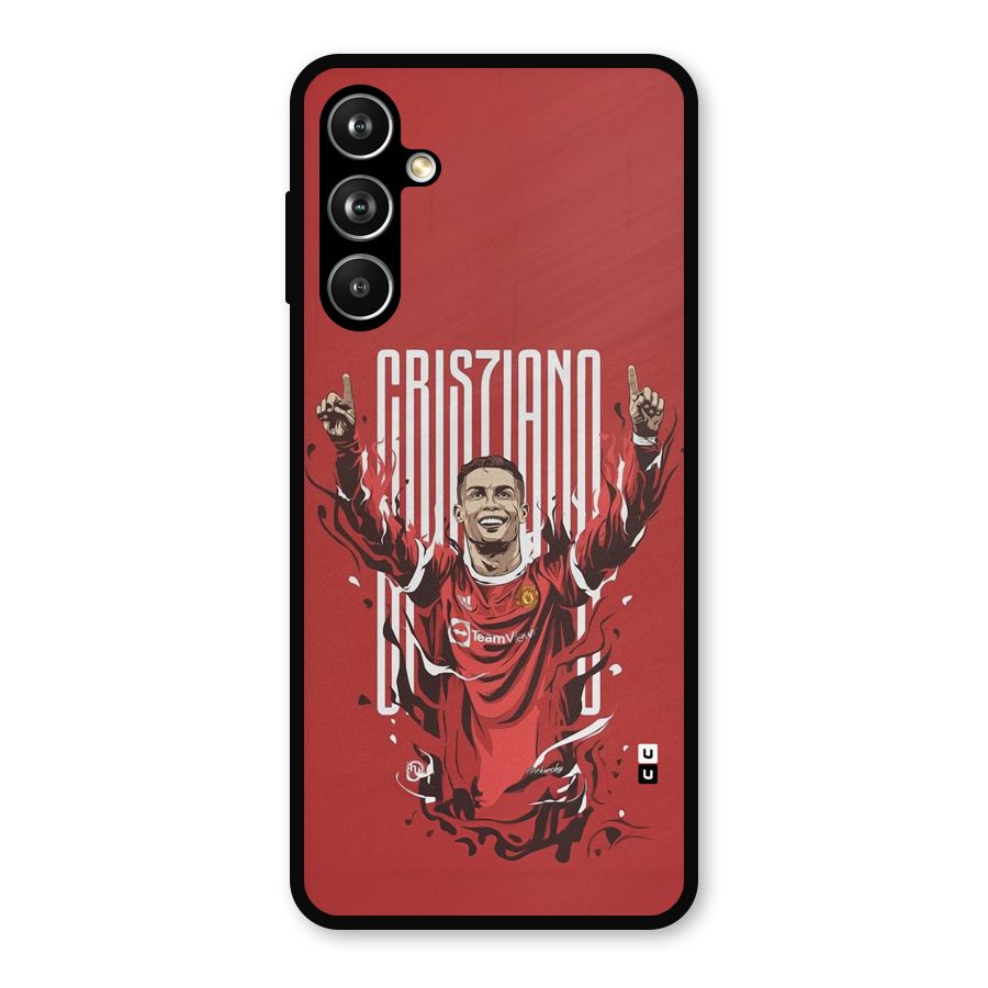 Soccer Star Victory Metal Back Case for Samsung Galaxy M54
