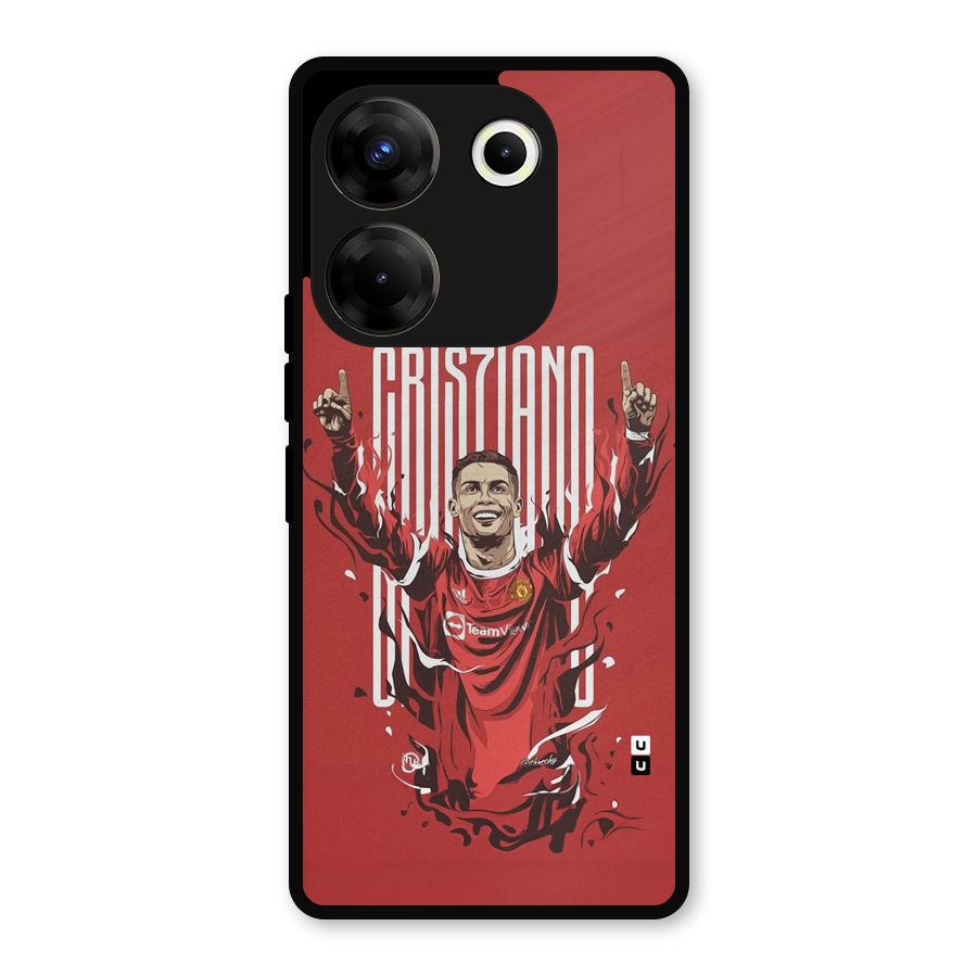 Soccer Star Victory Metal Back Case for Tecno Camon 20 Pro