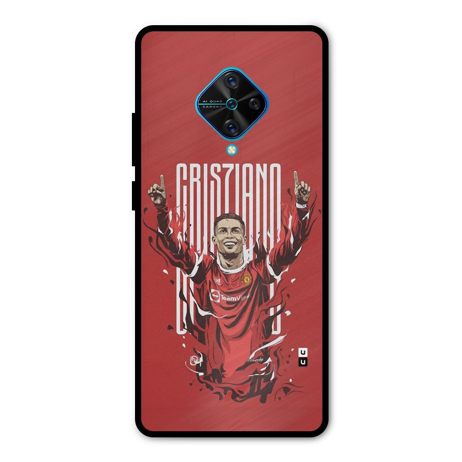 Soccer Star Victory Metal Back Case for Vivo S1 Pro