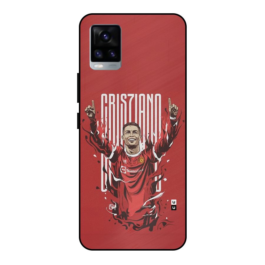 Soccer Star Victory Metal Back Case for Vivo V20 2021