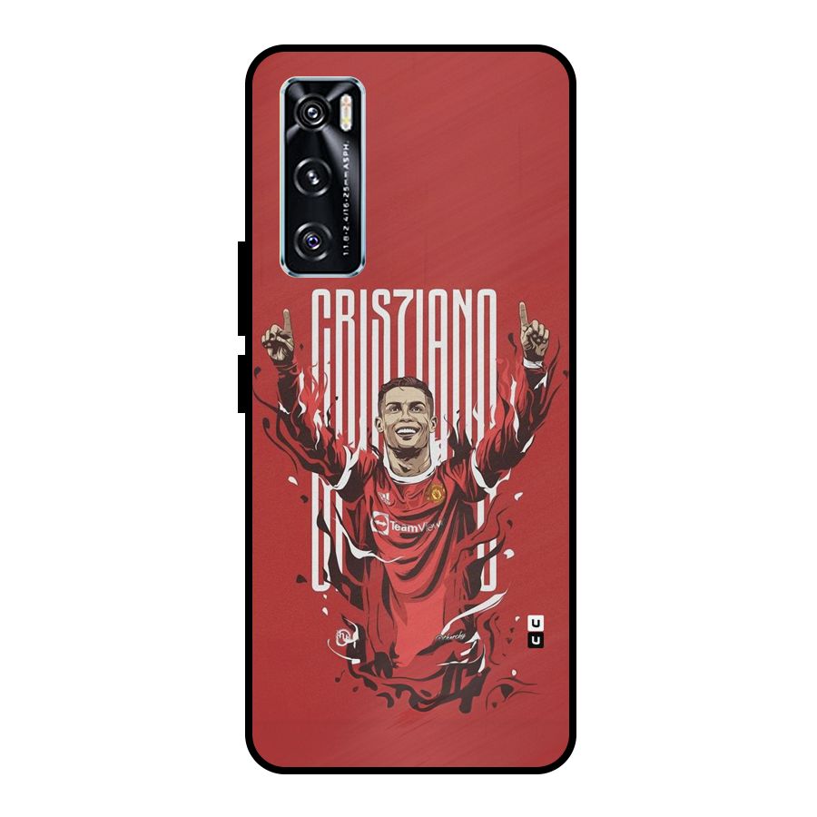 Soccer Star Victory Metal Back Case for Vivo V20 SE