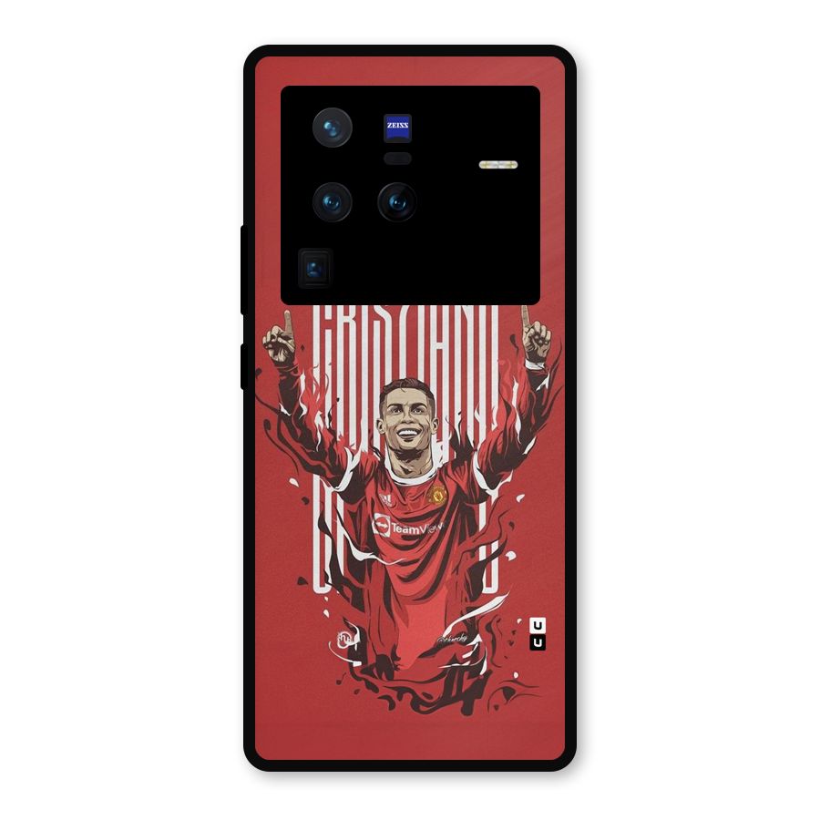 Soccer Star Victory Metal Back Case for Vivo X80 Pro