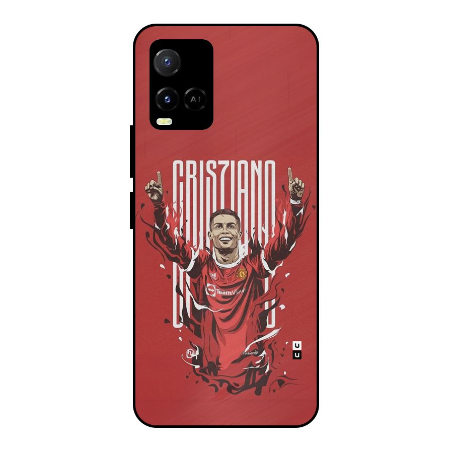 Soccer Star Victory Metal Back Case for Vivo Y21