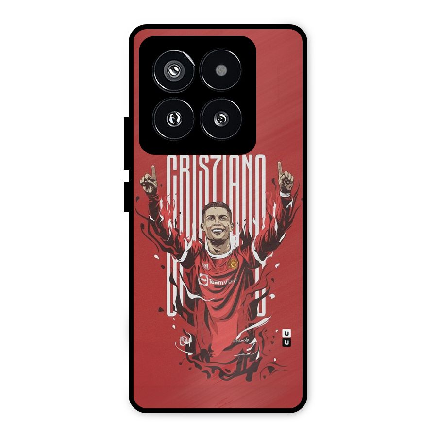 Soccer Star Victory Metal Back Case for Xiaomi 14 Pro