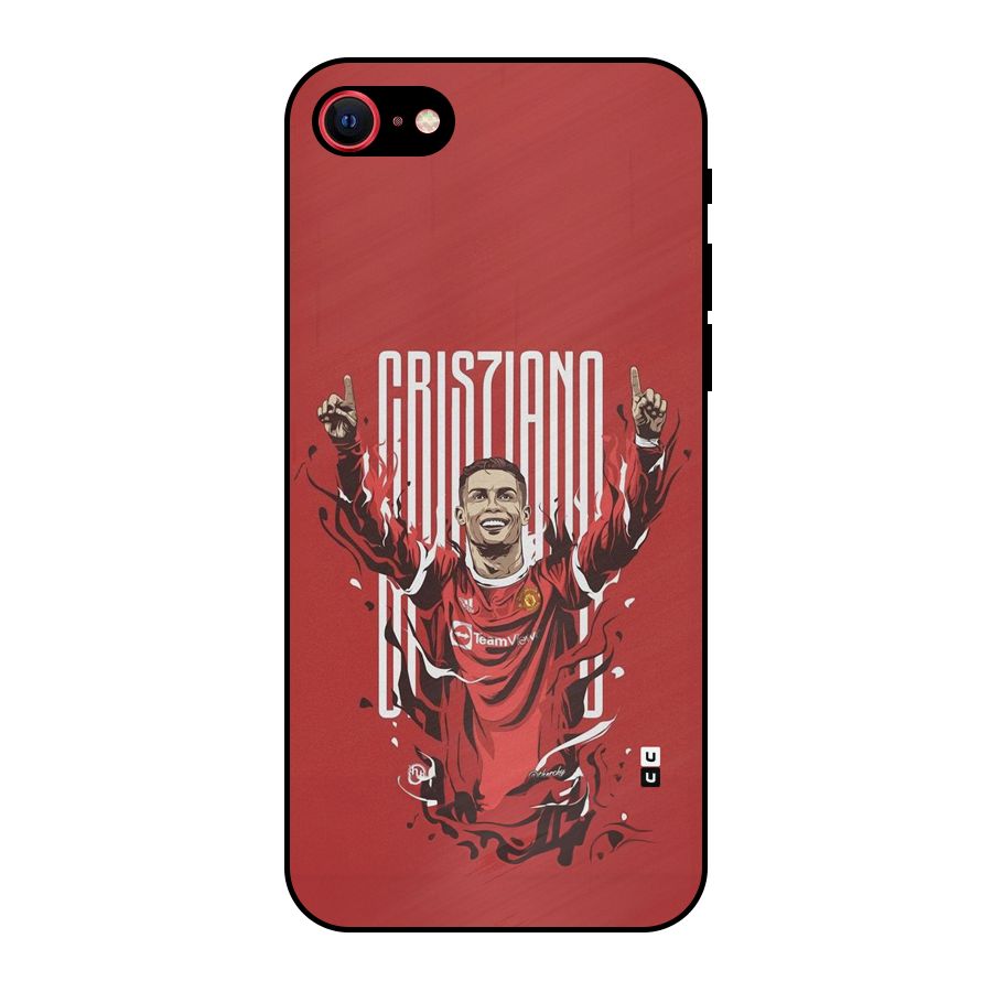 Soccer Star Victory Metal Back Case for iPhone SE 2020