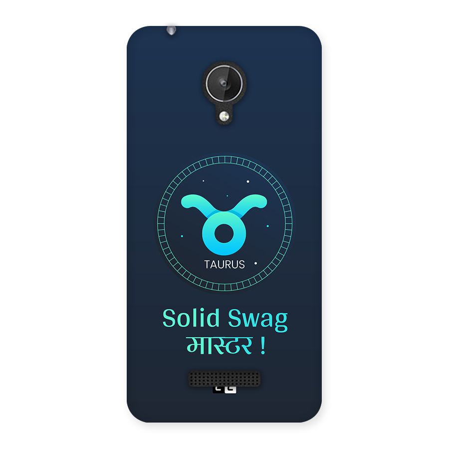 Solid Tauras Back Case for Canvas Spark Q380