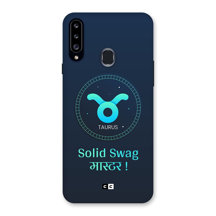 Solid Tauras Back Case for Galaxy A20s