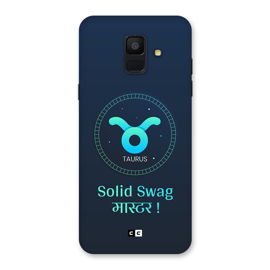 Solid Tauras Back Case for Galaxy A6 (2018)