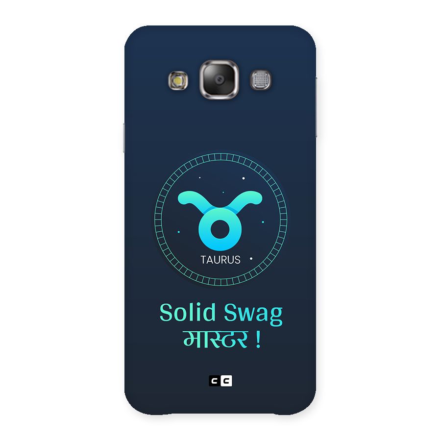 Solid Tauras Back Case for Galaxy E7