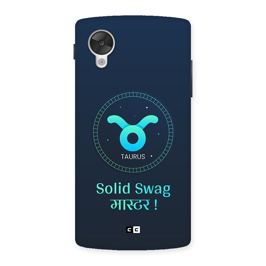 Solid Tauras Back Case for Google Nexus 5