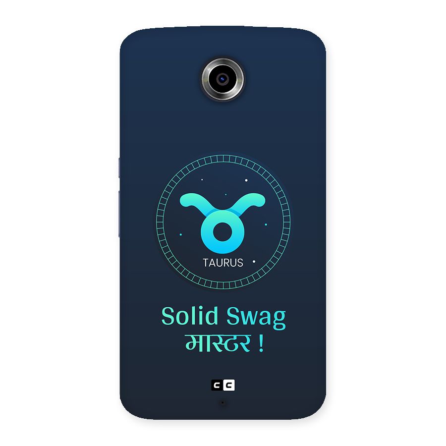 Solid Tauras Back Case for Google Nexus 6