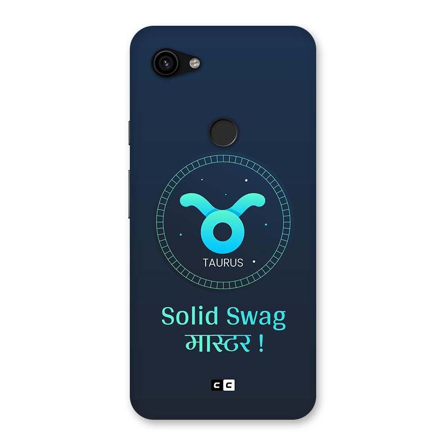 Solid Tauras Back Case for Google Pixel 3a XL
