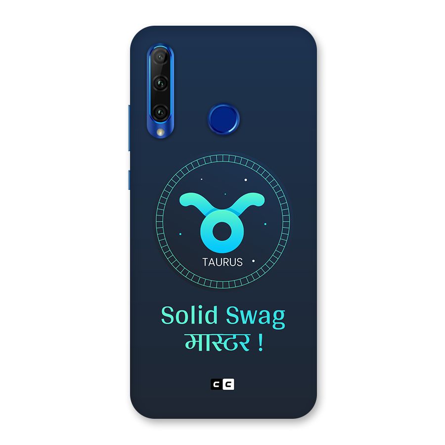 Solid Tauras Back Case for Honor 20i