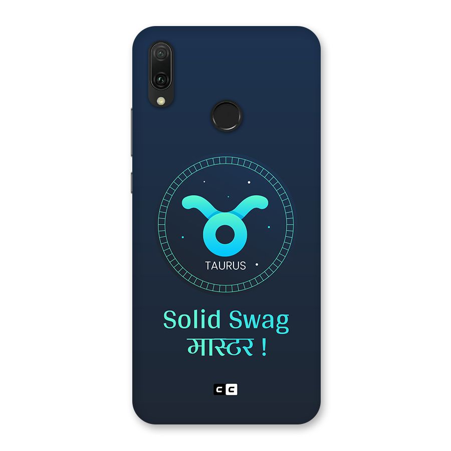 Solid Tauras Back Case for Huawei Y9 (2019)