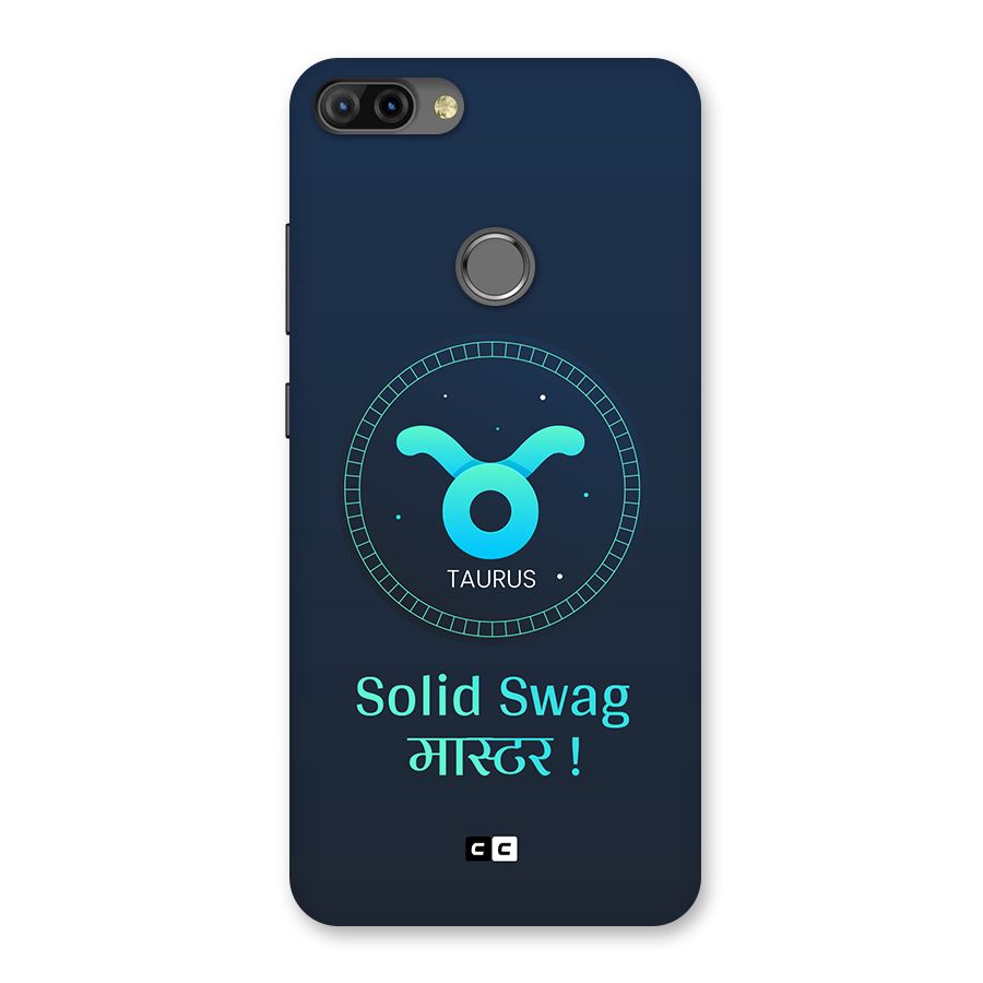 Solid Tauras Back Case for Infinix Hot 6 Pro