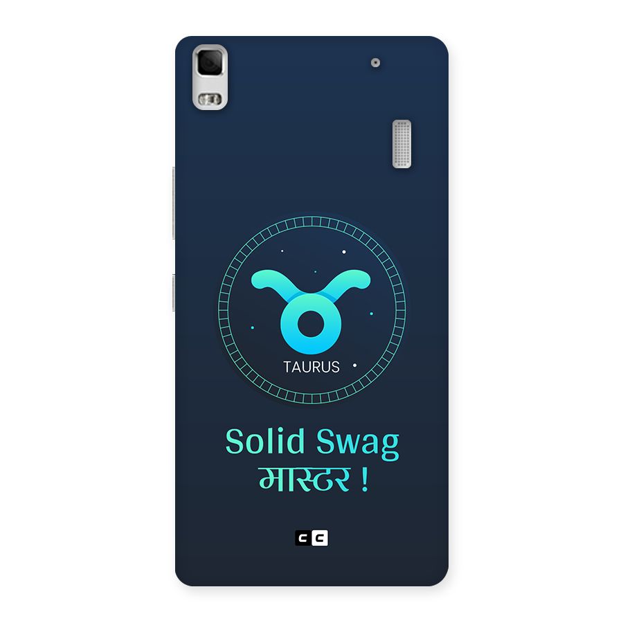 Solid Tauras Back Case for Lenovo K3 Note