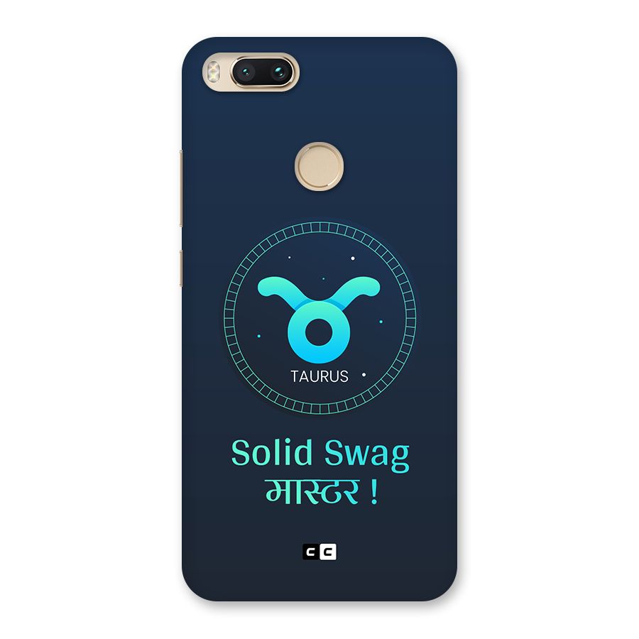 Solid Tauras Back Case for Mi A1
