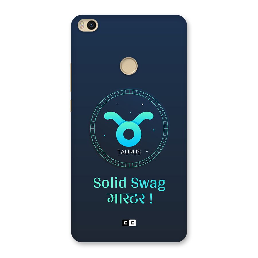 Solid Tauras Back Case for Mi Max 2