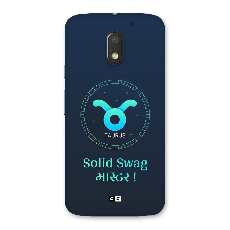 Solid Tauras Back Case for Moto E3 Power