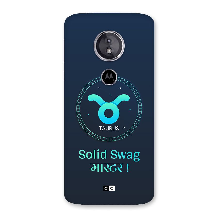 Solid Tauras Back Case for Moto E5