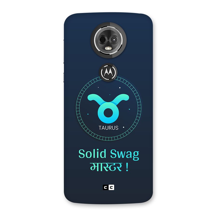 Solid Tauras Back Case for Moto E5 Plus